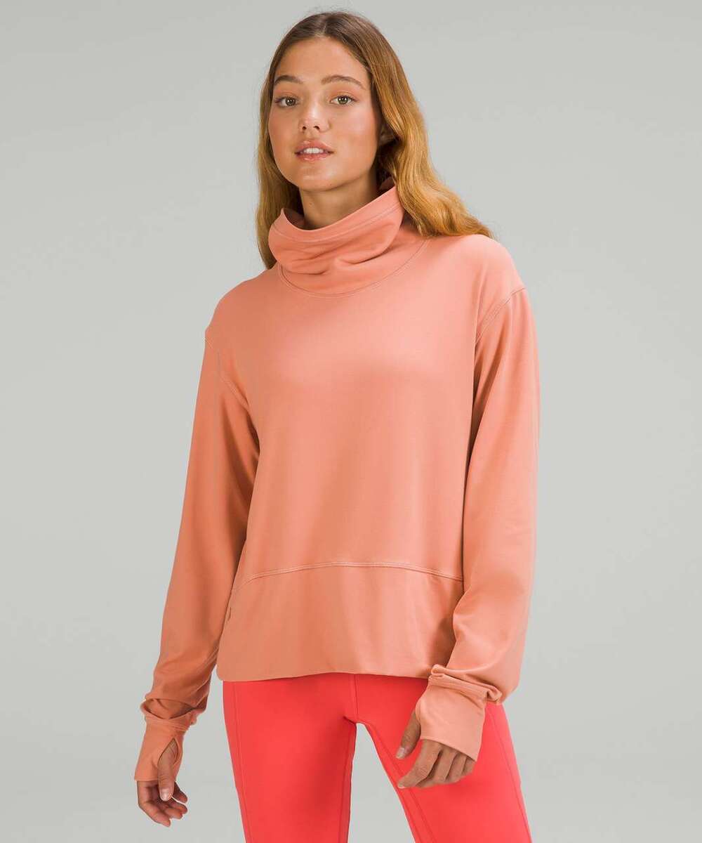 Lululemon Sz 4 Ready to Rulu Pullover Cozy Warm Long Sleeve Turtleneck